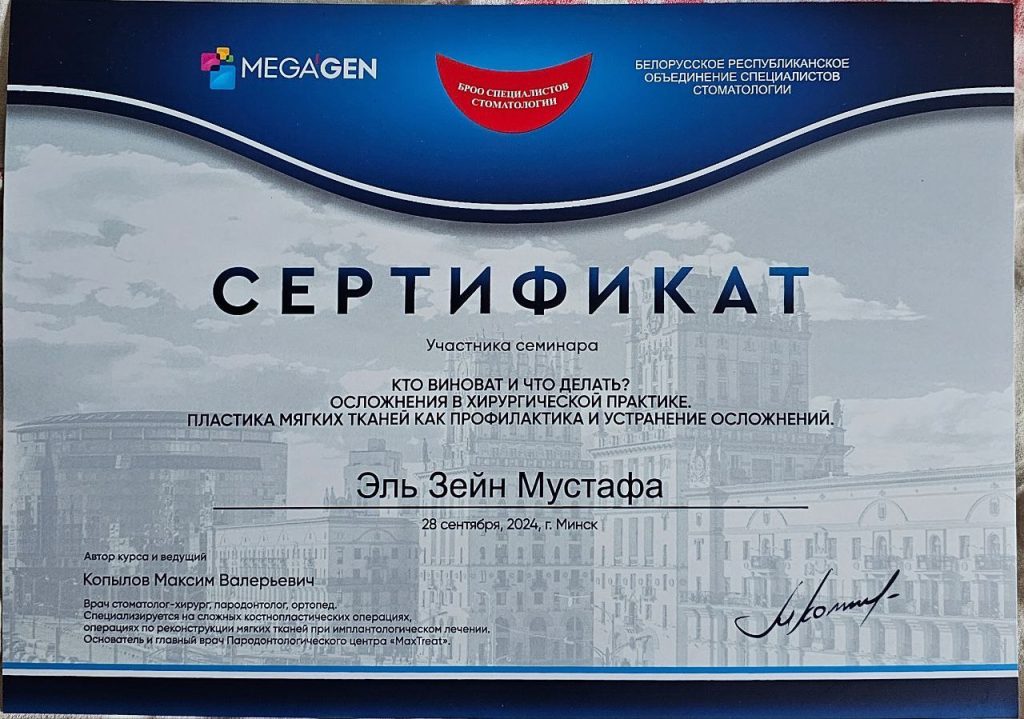 Сертификат 11